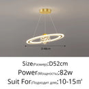 GobekUsa LED Gypsophila Chandelier for Modern Living Room Decor - Crown Ceiling Pendant Light