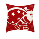 GobekUsa Christmas Cushion Cover 45x45cm Xmas Pillowcase for Sofa - Happy New Year 2023