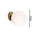 GobekUsa Glass Ball Wall Lamp: Modern Nordic Design for Bedroom, Living Room, Study & Aisle