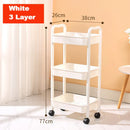 GobekUsa Kitchen Storage Cart Rolling Utility Organizer Rack Shelf Trolley Cart