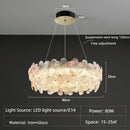 GobekUsa Crystal Chandelier Ceiling Light for Living Room Bedroom Restaurant Hotel and Villa