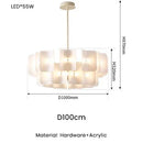 GobekUsa LED Chandelier: Luxe Fingerprint Design for Living Room, Bedroom, Hotel Lobby