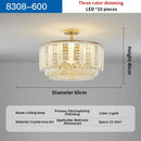 GobekUsa Crystal Chandelier Light for Elegant Home Decor