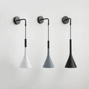 GobekUsa Black Nordic LED Sconce Wall Light for Bedroom Reading Stairs Decor
