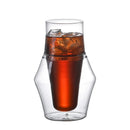 GobekUsa Latte Double Bottom Cup - Heat Resistant Glass Coffee Tea Tableware