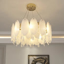 GobekUsa Cream Wind LED Chandelier for Master Bedroom, Living Room & Children's Room