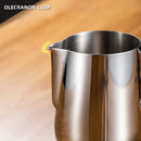 GobekUsa Latte Art Cup with Pull Needle, Measuring Scale, Milk Frother, Garland Mug