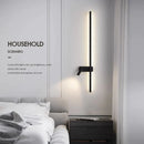 GobekUsa LED Wall Sconce Spotlight for Living Room Bedroom - Modern Black White Wall Lamp