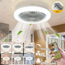 GobekUsa Ceiling Fan Light with E27 Converter & Remote Control for Home, AC85-265V