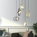 GobekUsa Gold Pendant Lights for Bedroom Kitchen Dining Room Decor