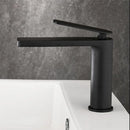 GobekUsa Gun Gray Waterfall Basin Faucet - Brass Hot Cold Sink Faucet