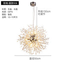 GobekUsa Crystal Dandelion Pendant Lights for Chic Home Decor
