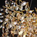 GobekUsa Crystal Sunflower Branch Chandelier: Luxurious Indoor Branch-Shaped Light