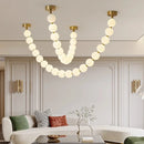 Nordic Beaded Alloy Pendant Light