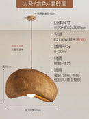 GobekUsa Japanese Resin Pendant Lights for Dining Room Home Decor - Creative Luminaire Suspendu