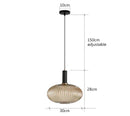 GobekUsa Colorful Glass Pendant Lights Living Room Bedside Lamp LED Hanging Lighting