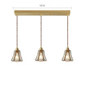 GobekUsa Glass Copper LED Pendant Lights: Modern Nordic Lighting for Home, Dining, & Restaurant