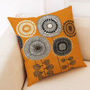 GobekUsa Abstract Tree Flower Pattern Pillow Cover for Home Decor