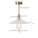 GobekUsa Clear Glass LED Copper Pendant Lighting for Minimalist Decor