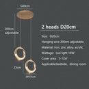 GobekUsa Circle Ring LED Chandelier Light for Luxe Living Spaces