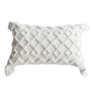 GobekUsa Candy Boho Tufted Round Lumbar Pillow Cover Set