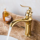 GobekUsa Gold Basin Faucet Modern Bathroom Sink Mixer Tap Single Handle Kitchen Accessories