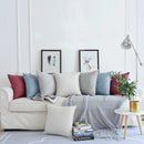 GobekUsa Linen Cotton Throw Pillowcase 100% Polyester Cushion Cover for Home Decor