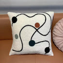 GobekUsa Geometric Embroidery Cushion Covers: Nordic Modern Decorative Pillowcase for Living Room