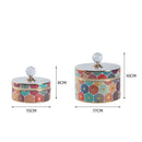 GobekUsa Crystal Ball Ceramic Jewelry Box: Decorative Storage Jar for Home Organization