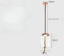GobekUsa Glass LED Chandeliers for Living Room Bedroom Kitchen Pendant Lamp