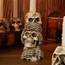 GobekUsa Bone Skeleton Candlestick Holder Halloween Home Decoration