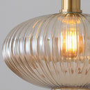 Modern Ring Glass Pendant Light