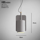 GobekUsa Cement Pendant Lamp Retro Lights