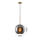GobekUsa Glass Pendant Lights: Nordic Style Dining Kitchen Bedroom Lighting Fixtures