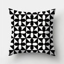GobekUsa Geometric Stripes Pillowcase 45x45cm Polyester Cushion Cover for Living Room