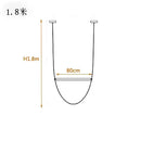 GobekUsa Leather Belt Chandelier: Modern Glass Tube Designer Lighting for Home, Restaurant & Villa