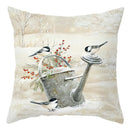 GobekUsa Christmas Soft Plush Cushion Cover Cute Rabbit Deer Pillowcase 45x45cm