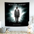 GobekUsa Kanye's West Wall Tapestry: Music Album Cover Poster for Bedroom Decoration