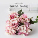 GobekUsa Hydrangea Branch Decor - High Quality Artificial Silk Flowers for Home Wedding Party