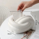 GobekUsa Ceramic Desktop Storage Paper Towel Holder & Tissue Box Organizer