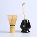 GobekUsa Japanese Bamboo Tea Ceremony Set Matcha Whisk Brush Grinder Tools
