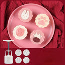 GobekUsa 3D Cherry Blossom Mooncake Mold for Mid-autumn Festival Baking