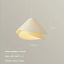 GobekUsa E27 Fabric Chandelier Modern Bedroom LED Pendant Lights Nordic Decor Hanging Lamp