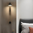 GobekUsa Adjustable LED Wall Lamp Rotation Dimming Switch Indoor Sconce Lighting
