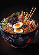 GobekUsa Japanese Food Neon Posters Canvas Painting for Home Kitchen Decor