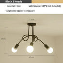 GobekUsa Gold Black Sputnik Chandelier Pendant Light for Living Room Bedroom Farmhouse