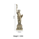 Abstract Gold Resin Statue Handicraft for Living Room, Office Desk Decor - GobekUsa