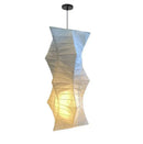 GobekUsa Akari Rice Paper Pendant Lamp for Living Room Bedroom, LED Hanging Light