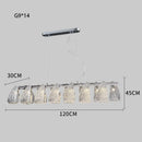 GobekUsa Glass Pinecone LED Chandelier: Modern Art Deco Pendant Lighting