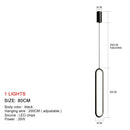 GobekUsa LED Chandelier: Modern Living Room Dining Room Pendant Lights for Home Decor